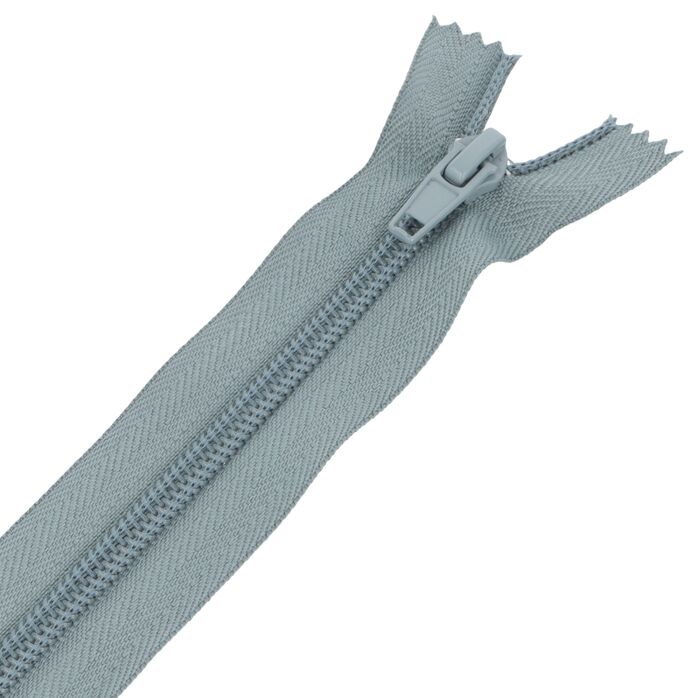 Zamek błyskawiczny #5 nierozdzielczy 18cm kolor szary średni