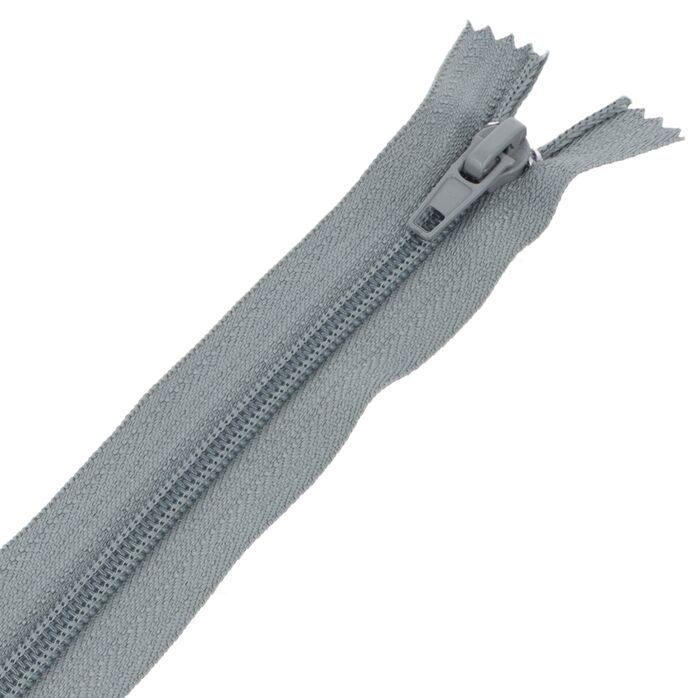 Zamek błyskawiczny #5 nierozdzielczy 18cm kolor szary średni