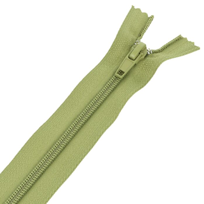 Zamek błyskawiczny #5 nierozdzielczy 20cm kolor zielony khaki