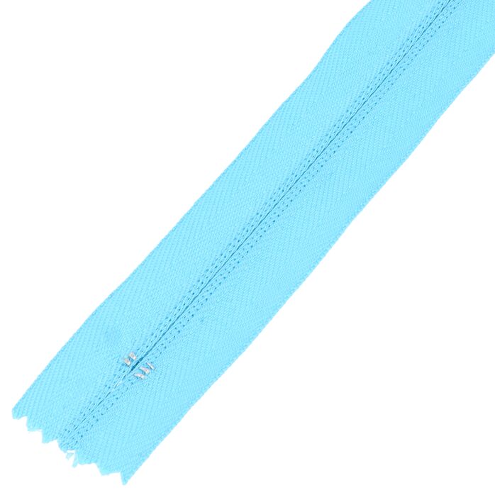 Zamek błyskawiczny #5 nierozdzielczy 20cm kolor niebieski jasny