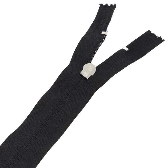Zamek błyskawiczny #5 nierozdzielczy ozdobny 20cm kolor czarny