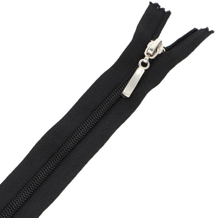 Zamek błyskawiczny #5 nierozdzielczy ozdobny 20cm kolor czarny