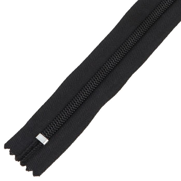 Zamek błyskawiczny #5 nierozdzielczy ozdobny 20cm kolor czarny