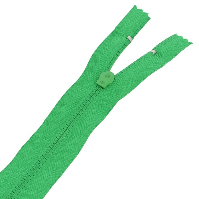 Zamek błyskawiczny #5 nierozdzielczy 20cm kolor zielony