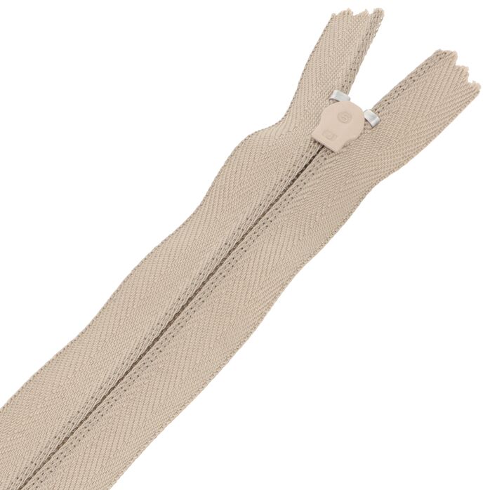 Zamek błyskawiczny #5 nierozdzielczy 35cm kolor beżowy