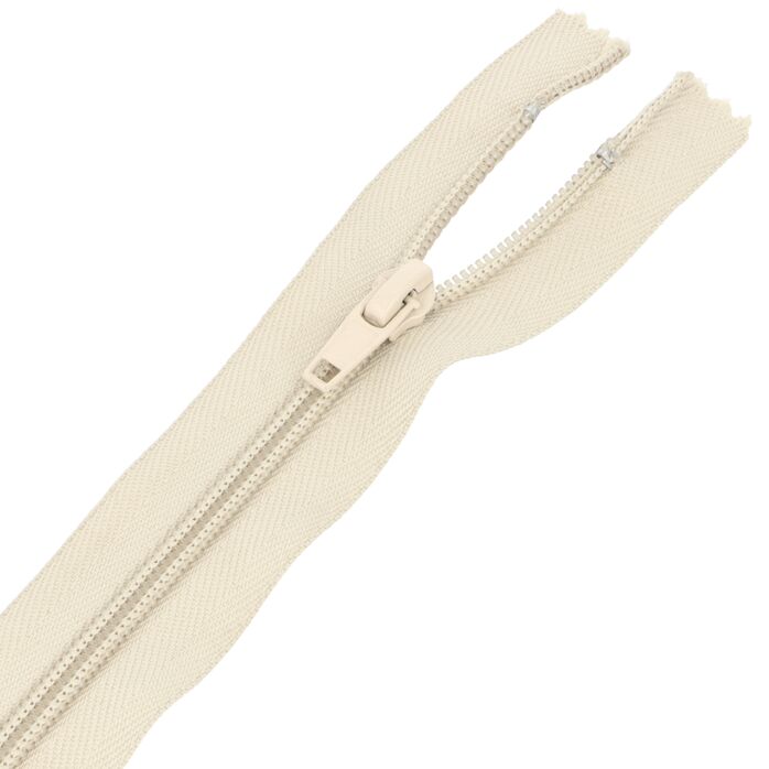 Zamek błyskawiczny 5 nierozdzielczy 40cm kolor beżowy