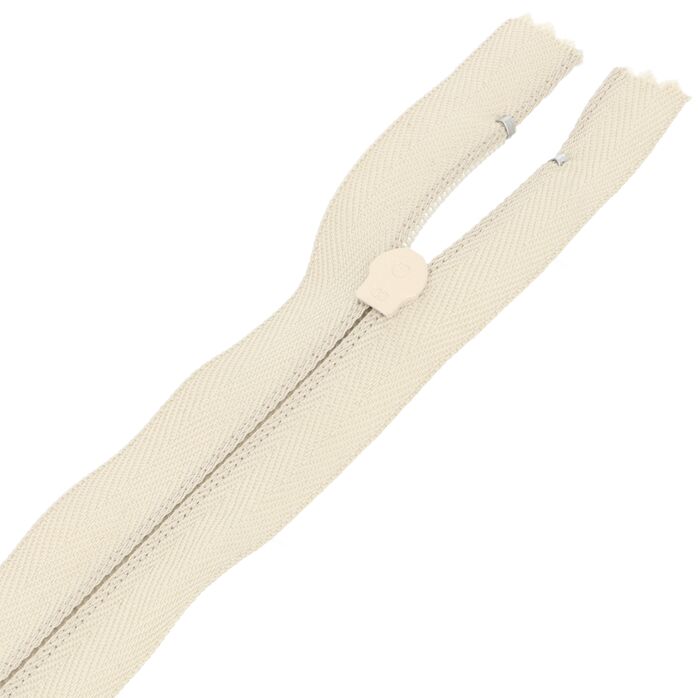 Zamek błyskawiczny 5 nierozdzielczy 40cm kolor beżowy