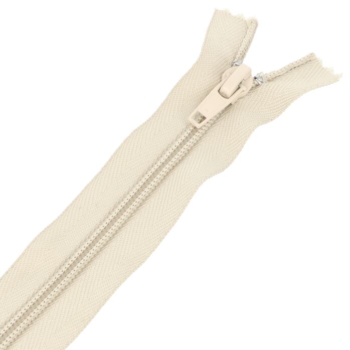 Zamek błyskawiczny 5 nierozdzielczy 40cm kolor beżowy