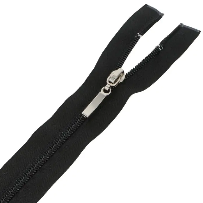Zamek błyskawiczny #5 rozdzielczy ozdobny dwusuwakowy góra dół 35cm kolor czarny