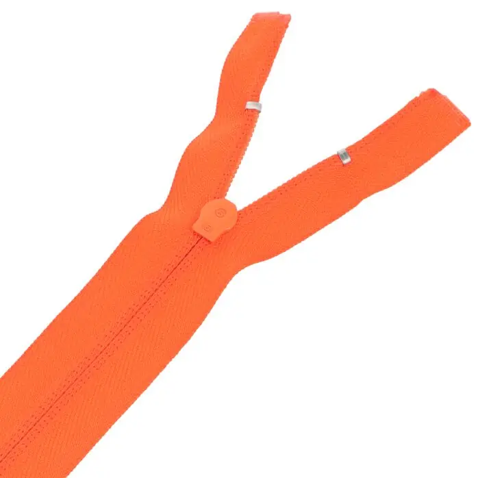 Zamek błyskawiczny #5 rozdzielczy 18cm kolor pomarańczowy