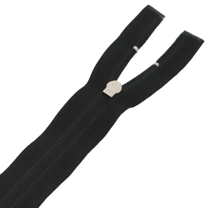 Zamek błyskawiczny #5 rozdzielczy ozdobny dwusuwakowy góra dół 35cm kolor czarny