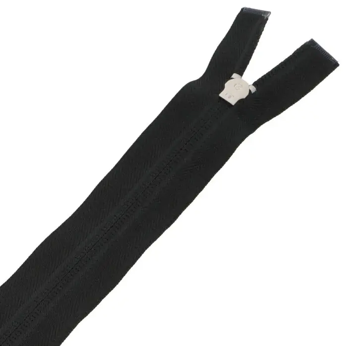 Zamek błyskawiczny #5 rozdzielczy ozdobny dwusuwakowy góra dół 35cm kolor czarny