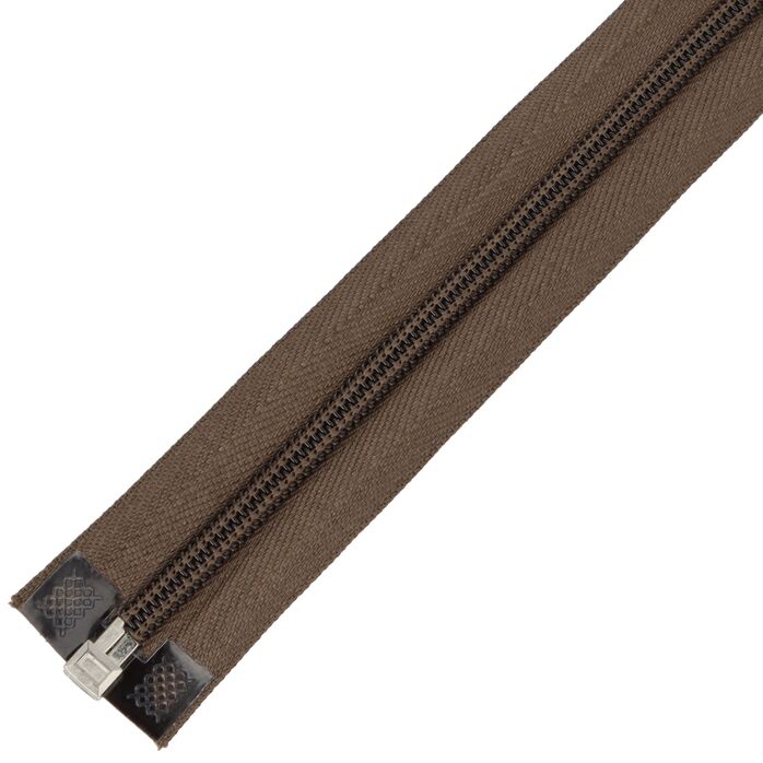 Zamek błyskawiczny #5 rozdzielczy 30cm kolor brązowy