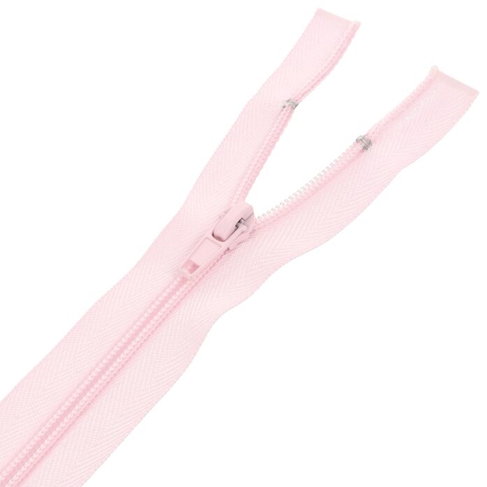 Zamek błyskawiczny #5 rozdzielczy 35cm kolor różowy