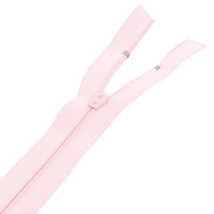 Zamek błyskawiczny #5 rozdzielczy 30cm kolor różowy