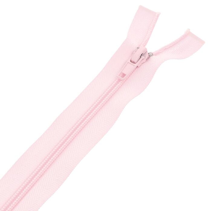 Zamek błyskawiczny #5 rozdzielczy 35cm kolor różowy
