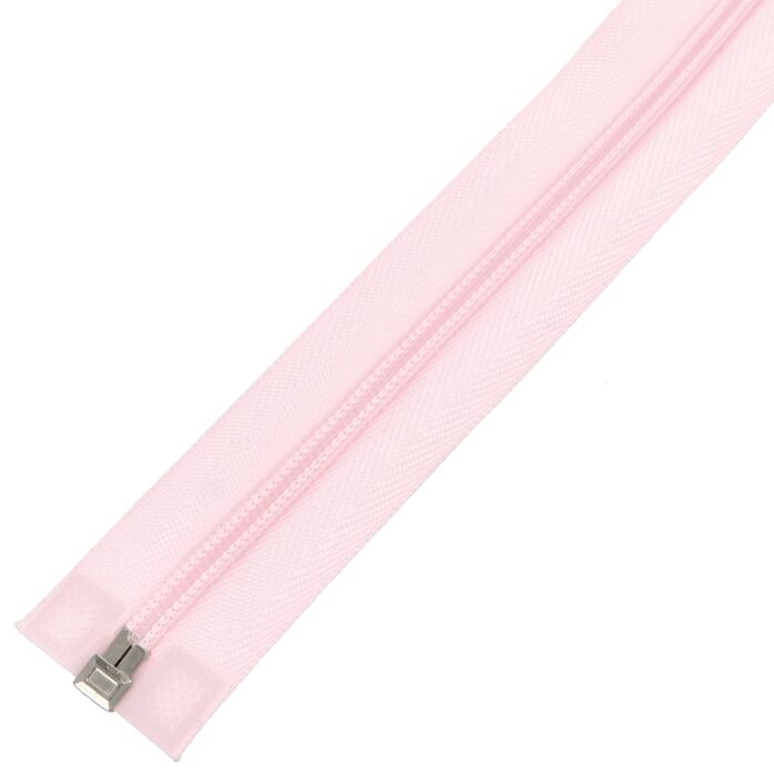 Zamek błyskawiczny #5 rozdzielczy 30cm kolor różowy