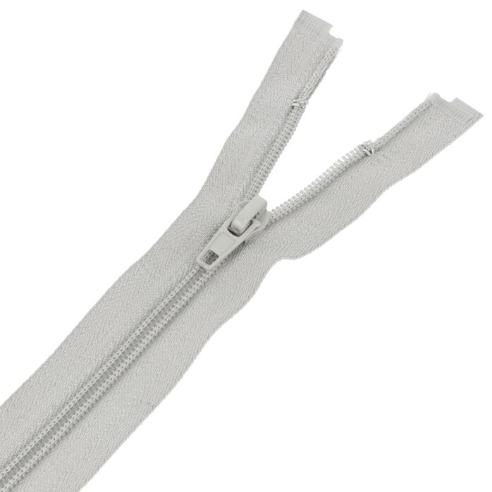 Zamek błyskawiczny #5 rozdzielczy 30cm kolor szary jasny