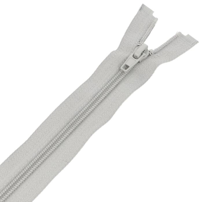 Zamek błyskawiczny #5 rozdzielczy 30cm kolor szary jasny