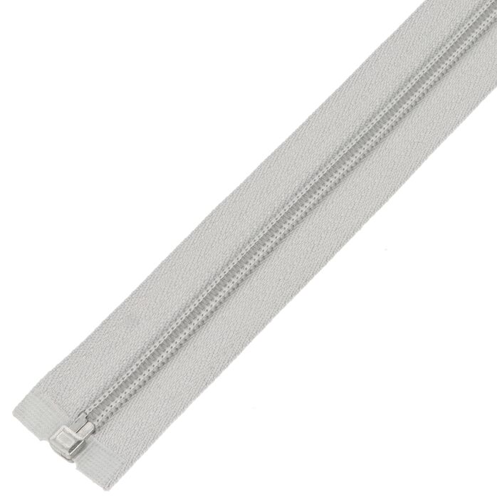 Zamek błyskawiczny #5 rozdzielczy 30cm kolor szary jasny