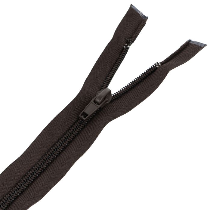 Zamek błyskawiczny #5 rozdzielczy 33cm kolor brązowy