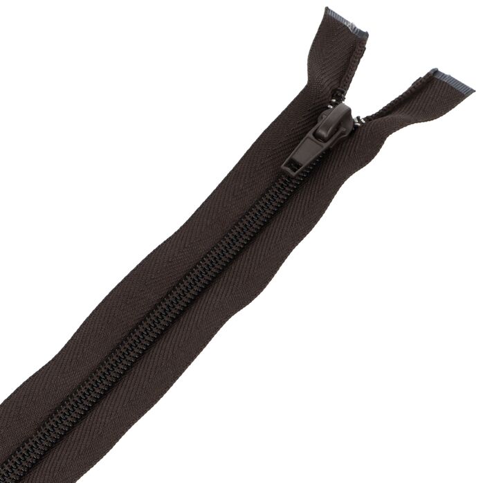 Zamek błyskawiczny #5 rozdzielczy 33cm kolor brązowy
