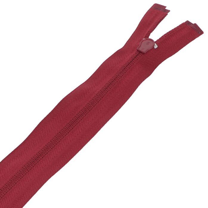 Zamek błyskawiczny #5 rozdzielczy 35cm kolor bordowy