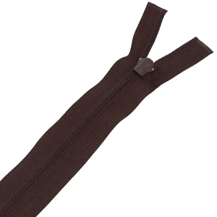 Zamek błyskawiczny #5 rozdzielczy 35cm kolor brązowy