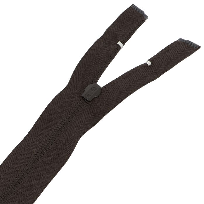 Zamek błyskawiczny #5 rozdzielczy 35cm kolor brązowy
