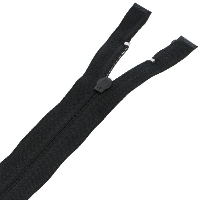 Zamek błyskawiczny #5 rozdzielczy dwusuwakowy góra dół 40cm kolor czarny