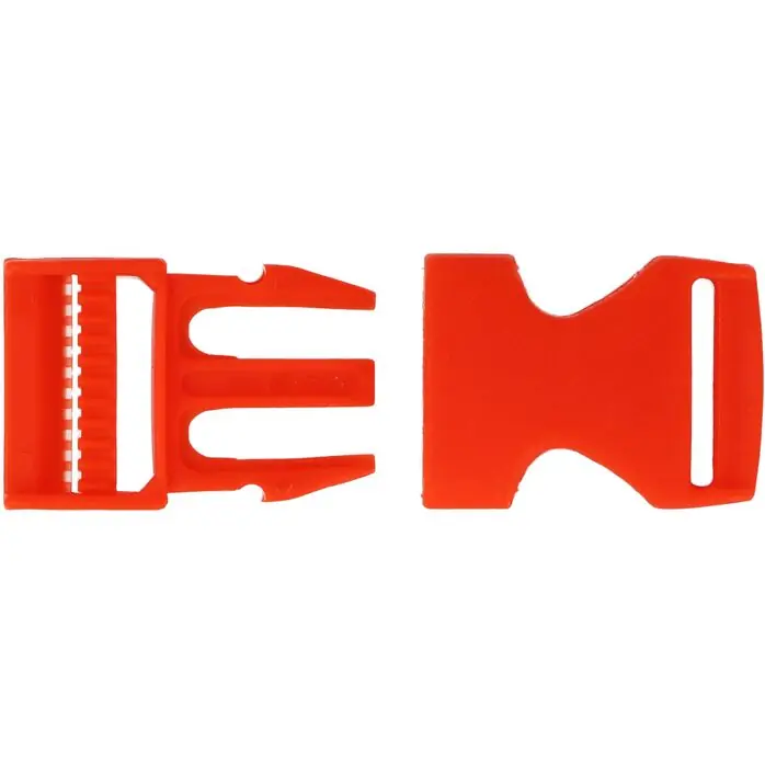 Klamry 25 mm 25M - kolor pomarańczowy odblask 100 szt.