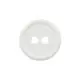 Guziki dwudziurkowe 15 mm 24M  kolor biały - do odzieży ochronnej i roboczej 1000 szt.